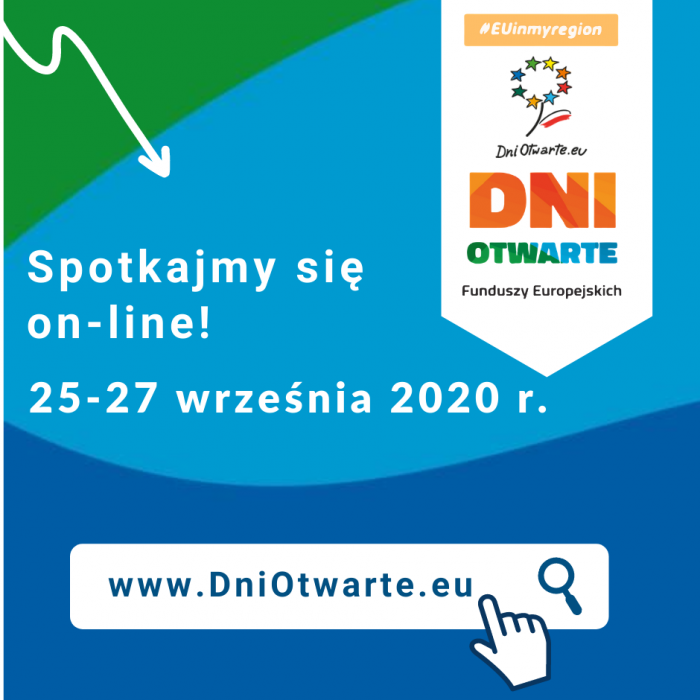 Spotkajmy się on-line podczas Dni Otwartych Funduszy Europejskich