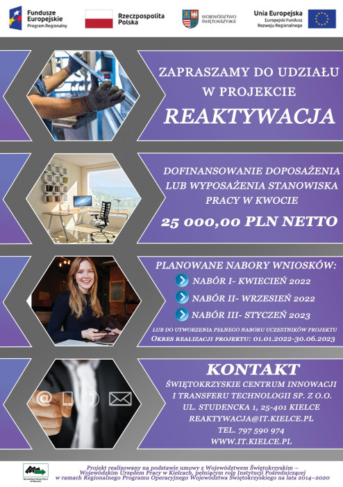 Nabór do projektu Reaktywacja już od 13 marca!